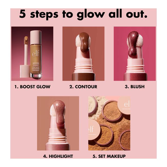 e.l.f. Halo Glow Blush Beauty Wand Berry Radiant