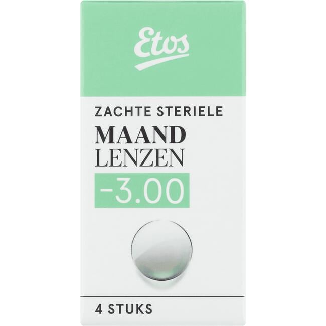 Etos zachte maandlenzen -3.00 4st