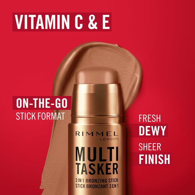 Rimmel Multi-Tasker Bronzer & Contour Stick 001 Light