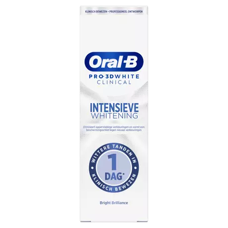 Oral-B Pro 3D White Clinical Intensieve Whitening Tandpasta 75 ML
