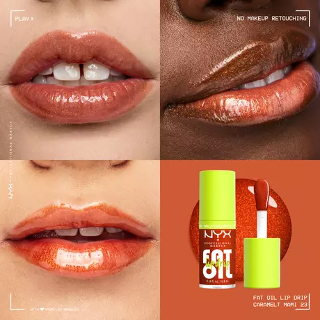 NYX Professional Makeup Fat Oil Lip & Body Kit Caramelt Mami 20 ML