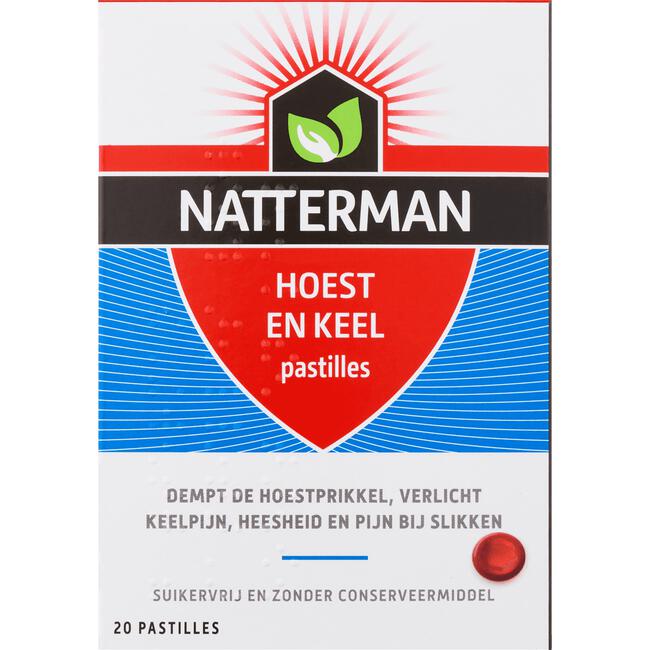 Natterman Hoest en Keel pastilles 20 stuks