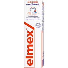 elmex® Anti-Caries Mentholvrij Tandpasta 75 ML