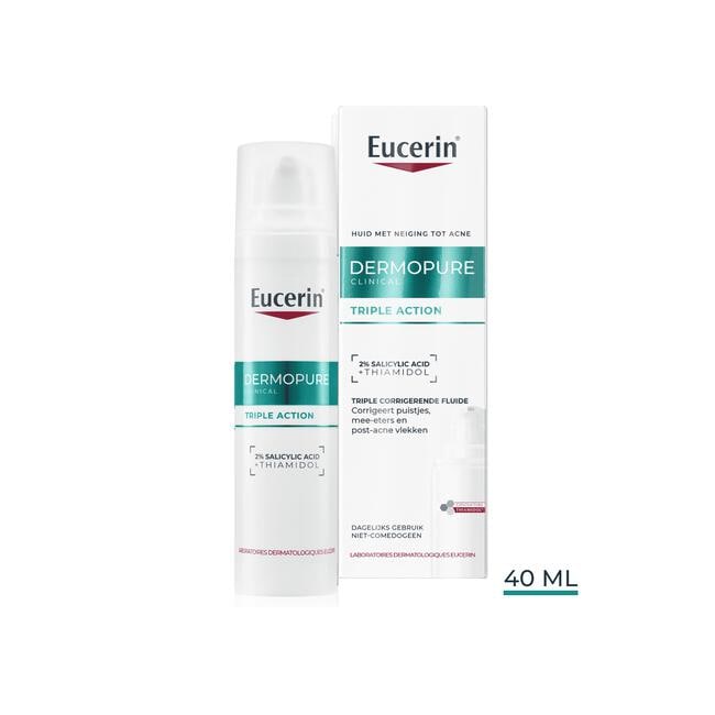 Eucerin DERMOPURE CLINICAL Triple Action Fluid Serum Gevoelige Huid 40 ML