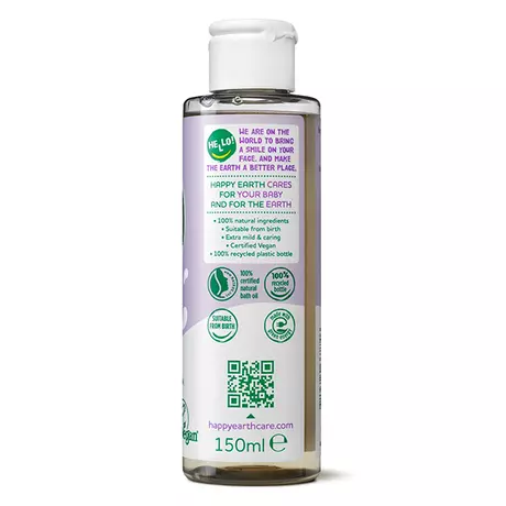 Happy Earth 100% Natuurlijke Baby & Kids Badolie 150 ML