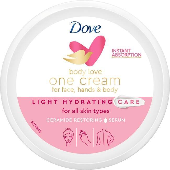 Dove Body Love Light Hydration One Crème 250 ML