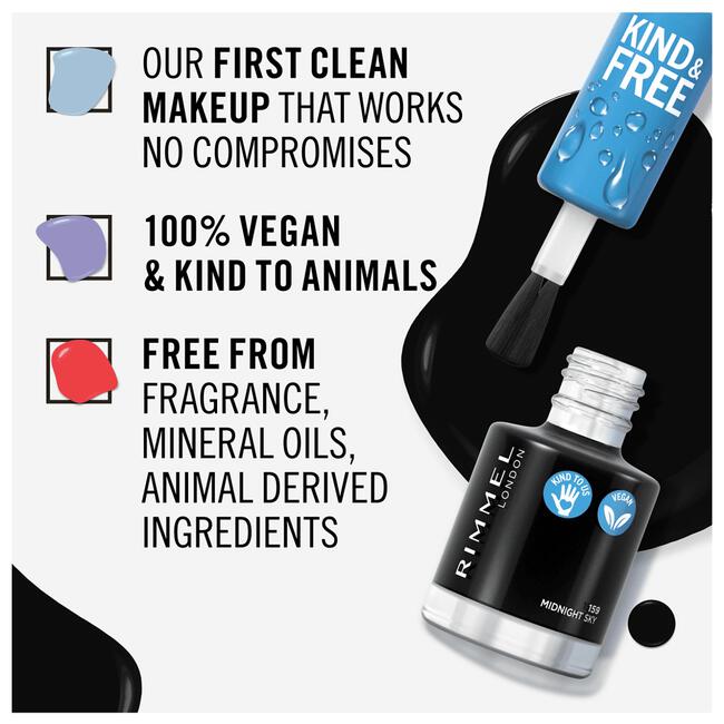 Rimmel Kind & Free Nailpolish 159 Midnight Sky