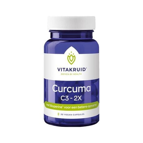 Vitakruid Curcuma C3-2X Vegan Capsules 30 stuks