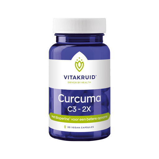 Vitakruid Curcuma C3-2X Vegan Capsules 30 stuks