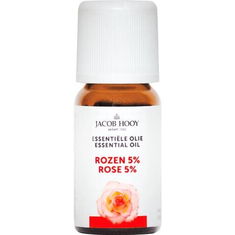 Jacob Hooy Essentiële Olie Rozen  5% 10 ML