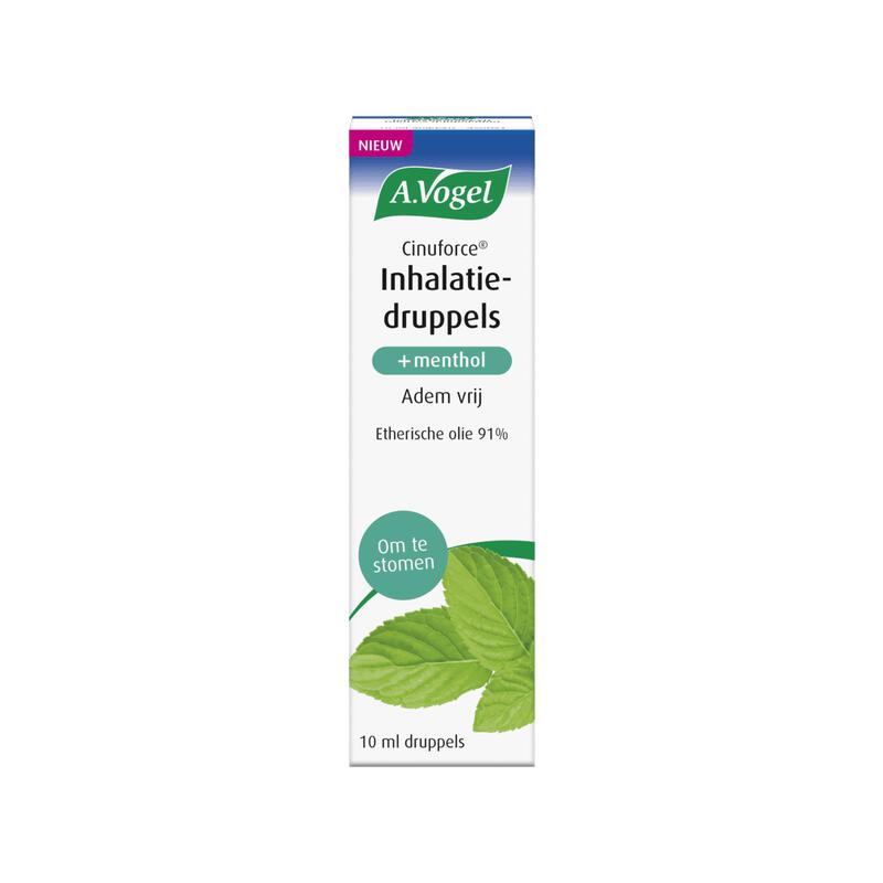 A.Vogel Cinuforce Inhalatiedruppels + Menthol 10 ML