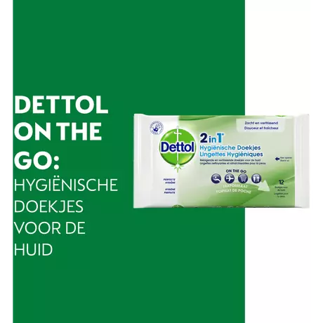 Dettol 2-iIn-1 Hygienische Doekjes 12 stuks