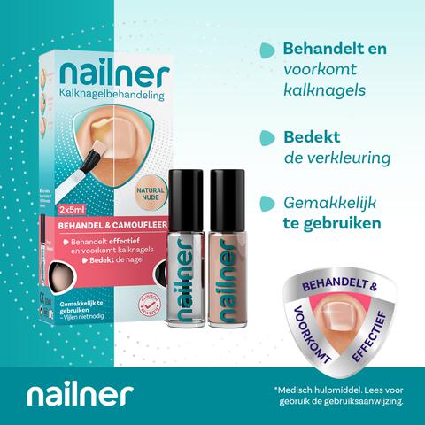 Nailner Behandel & Camoufleer 2x5 ML