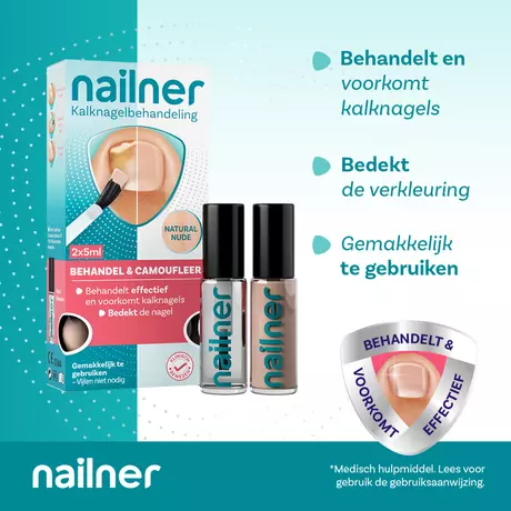 Nailner Behandel & Camoufleer 2x5 ML