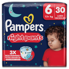 Pampers Baby Dry Night Pants Luierbroekjes Maat 6 13+ KG 30 Stuks