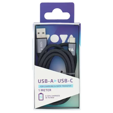 Voya Usb-A Naar Usb-C Kabel 1 Stuks