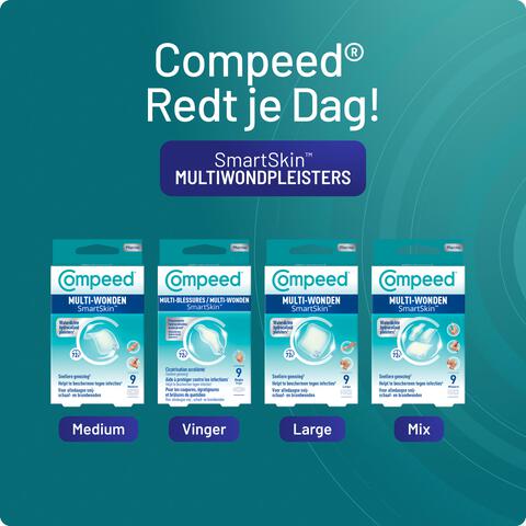 Compeed Smartskin Multiwond Mixpack 10 stuks
