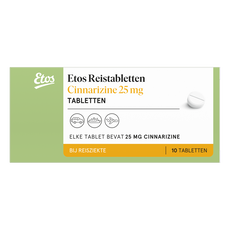 Etos Cinnarizine Reistabletten 25 MG 10 stuks