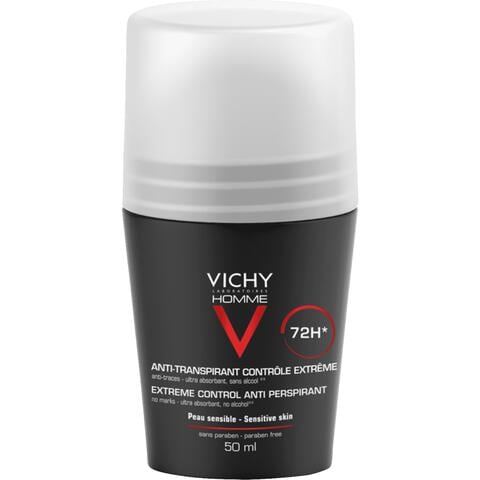 Vichy Homme Deodorant Roller 72U 50 ML