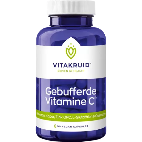 Vitakruid Gebufferde Vitamine C Vegan Capsules 90 stuks
