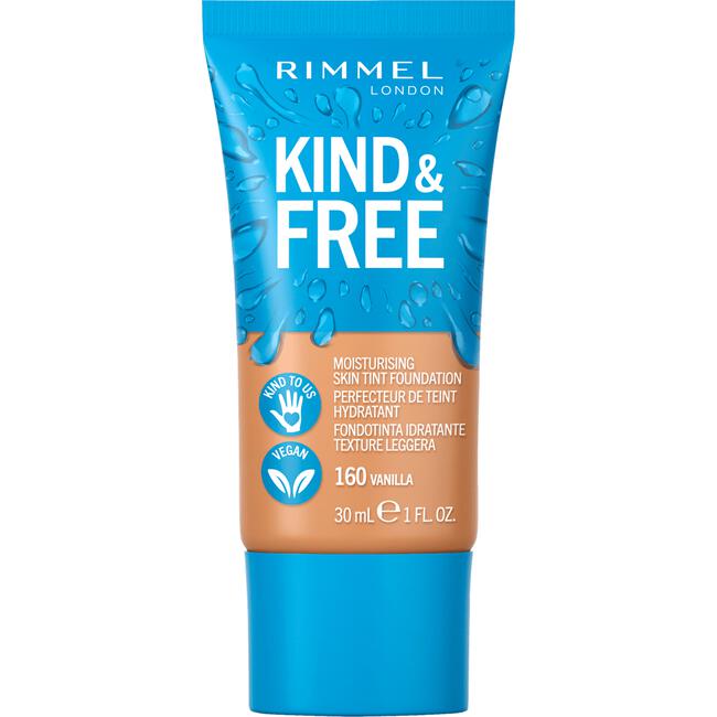 Rimmel London KIND & FREE Vegan Foundation 160 Vanilla