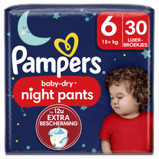 Pampers Baby-Dry Night Pants Luierbroekjes Maat 6 30 Stuks