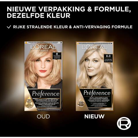 L'Oréal Paris Préférence Permanente Haarverf 8 California