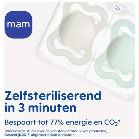 MAM Supreme Fopspenen 0-6 Maanden Beige 2 stuks