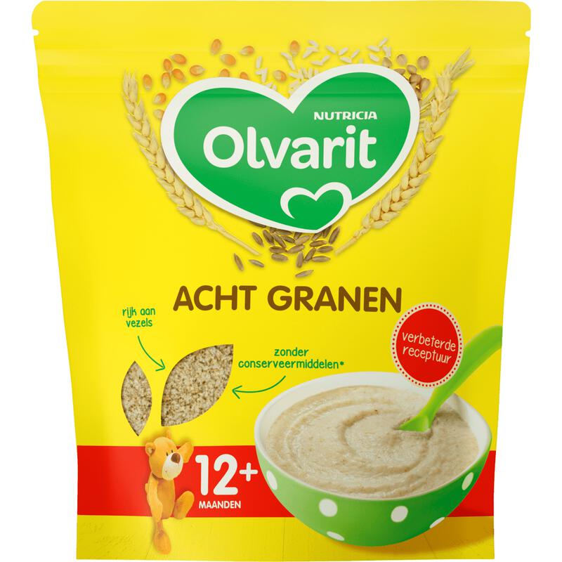 Olvarit Acht Granen 12+ Maanden 200 gram