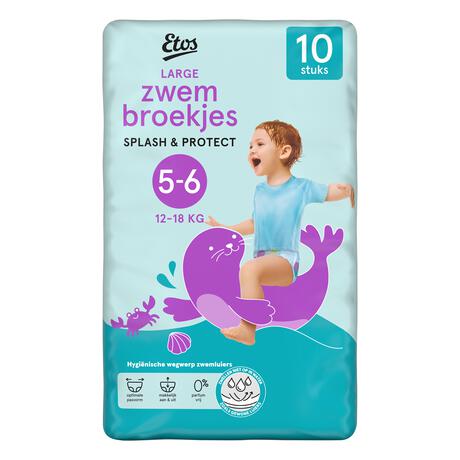 Etos Splash & Protect Zwembroekjes 5/6 Large 10 stuks
