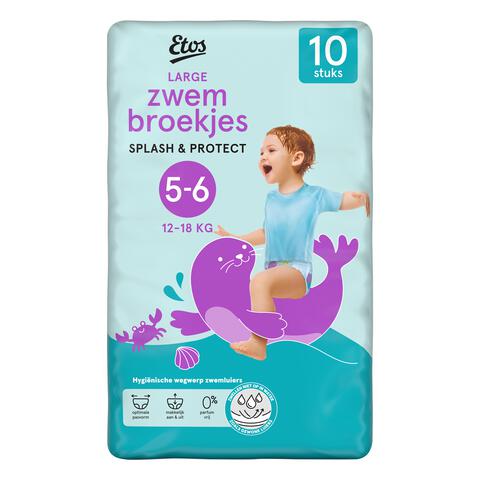 Etos Splash & Protect Zwembroekjes 5/6 Large 10 stuks