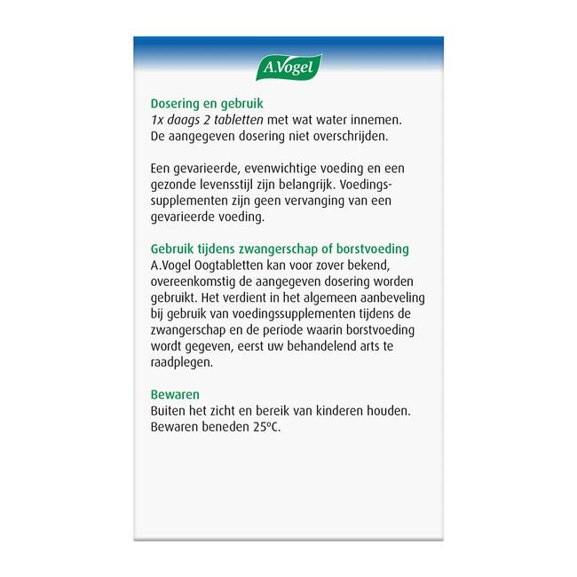 A Vogel Oogtabletten