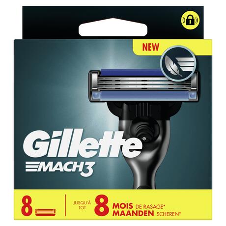 Gillette Mach3 Navulmesjes 8 Stuks