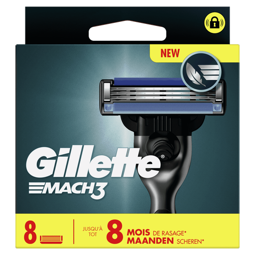 Gillette Mach3 Navulmesjes 8 stuks