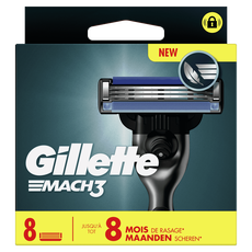 Gillette Mach3 Navulmesjes 8 Stuks