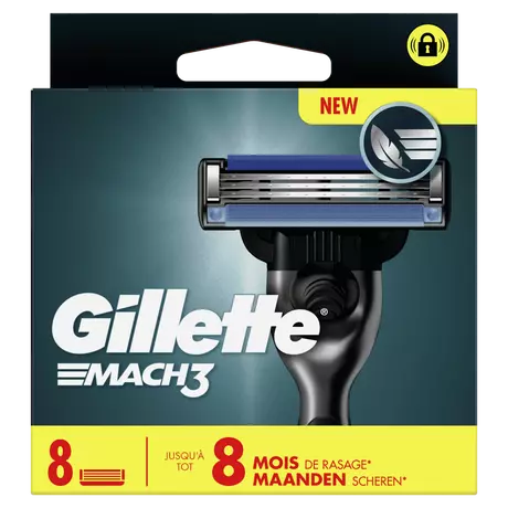 Gillette Mach3 Navulmesjes 8 stuks