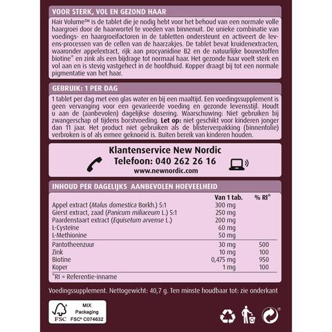 New Nordic Hair Volume Tabletten