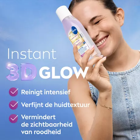 NIVEA Luminous630 Skin Glow Serum Infused Micellair Water 400 ML