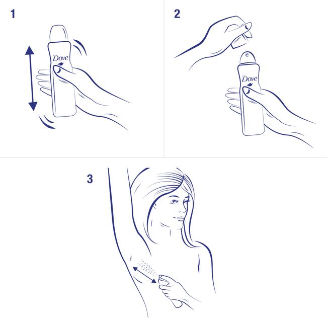 Dove Compressed Invisible Dry Anti-transpirant Deodorant Spray 75 ML