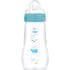 MAM Baby Feel Good Glass Bottle Babyfles Blue 260 ML