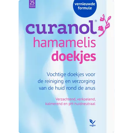 Curanol Hamamelis Doekjes 25 stuks