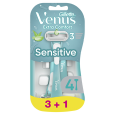 Gillette Venus Sensitive Wegwerpmesjes 3+1 stuks