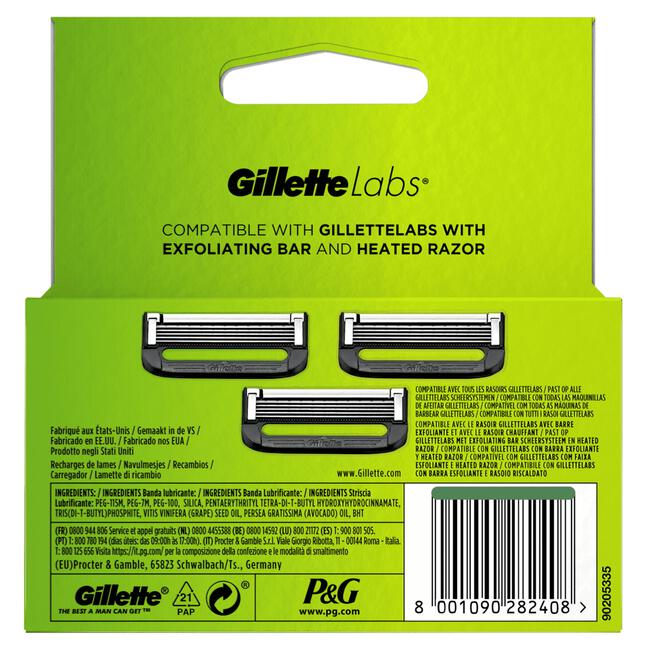 GilletteLabs Navulmesjes 3 Stuks