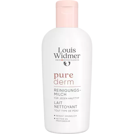 Louis Widmer Purederm Reinigingsmelk Zonder Parfum 200 ML