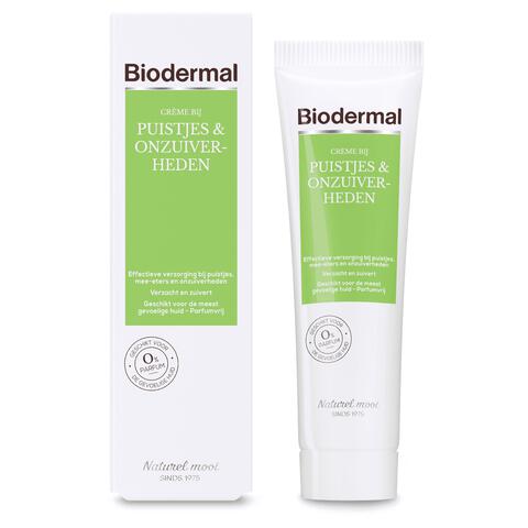 Biodermal Crème bij Puistjes & Onzuiverheden 30 ML
