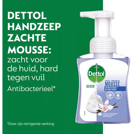 Dettol Touch of Foam Vanilla & Orchid Handzeep 250 ML