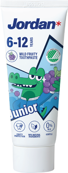 Jordan Tandpasta Junior 6-12 Jaar 50 ML