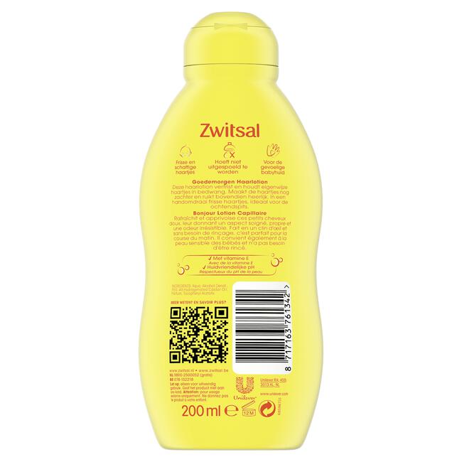 Zwitsal Goedemorgen Baby Haar Lotion 200 ML