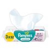Pampers Sensitive Billendoekjes 3x52 Stuks