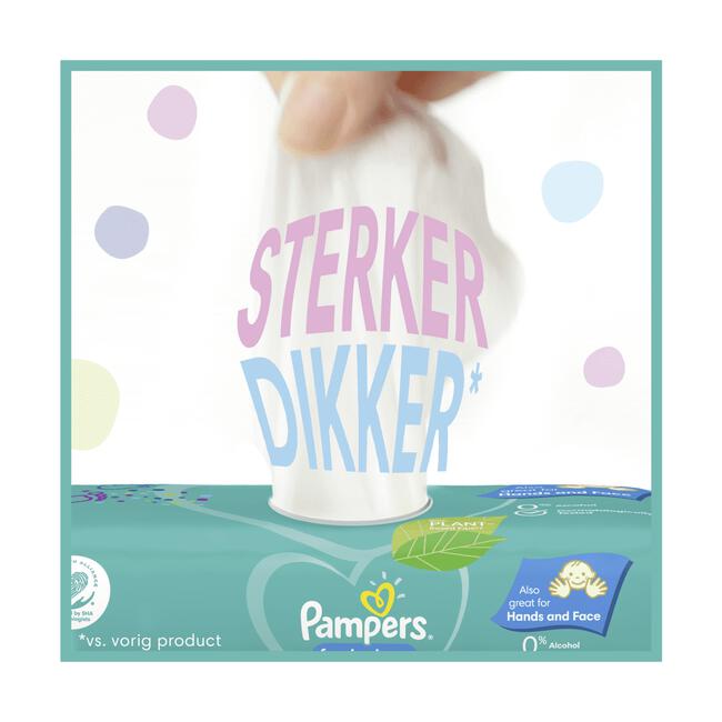 Pampers Fresh Clean Billendoekjes 4 Verpakkingen 208 Stuks